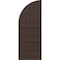 Ekena Millwork Americraft 6-Board (3 Batten) Wood Joined Board-n-Batten Shutters w/ Arch Top, ARW401BQ621X77TBH, PR ARW401BQ621X77TBH - alternate 7